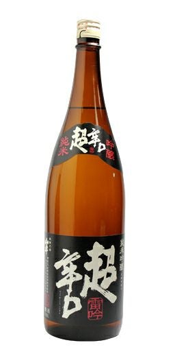 純米吟醸超辛口 雷吟 1800ml　【原田酒造場】