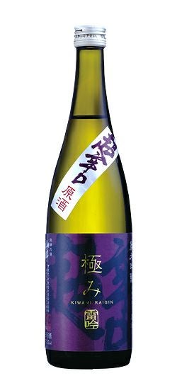 超辛口純米吟醸原酒 極み雷吟 720ml　【原田酒造場】