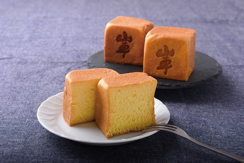 山車日本酒キューブケーキ　【原田酒造場】